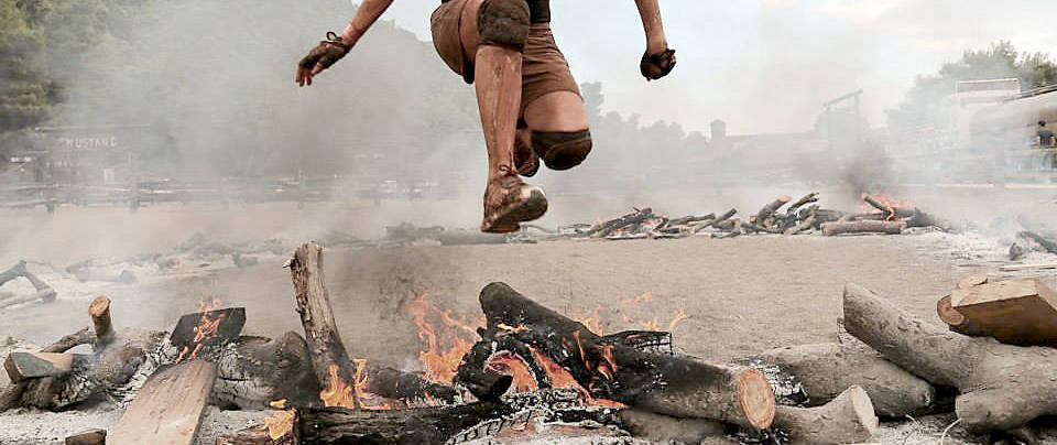Les obstacles enflammés
