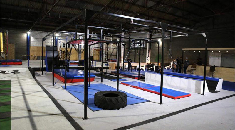 Parcours d'entraînement Ninja warrior